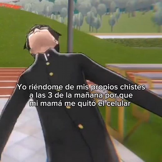 Ayano se ríe en Yandere Simulator a las 3 AM