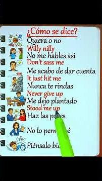 VOCABULARIO BÁSICO EN INGLÉS – APRENDE INGLÉS PARA PRINCIPIANTES 📖🇺🇸🤩 #ingles #aprenderingles