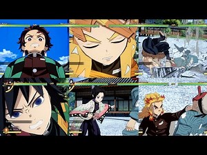 All Grabs (All Throws)-Demon Slayer The Hinokami Chronicles