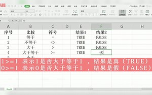表格的比较关系计算【xls函数篇】