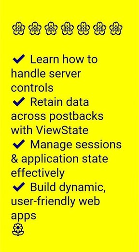 ✷ Teachers Management System LESSON 3: Controls & State Management in ASP.NET Web Forms#shorts