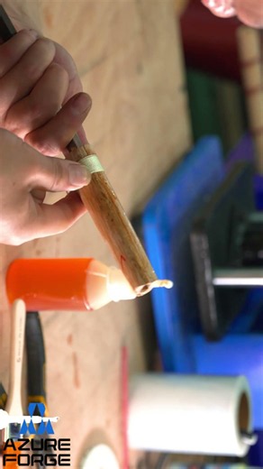 Layer by layer,tightened and formed by hand. #hema #azureforge