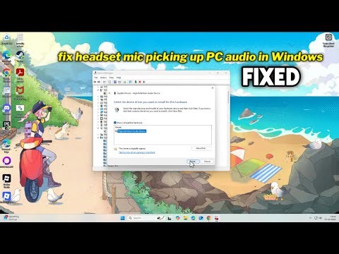 (FIXED) headset mic picking up PC audio in Windows