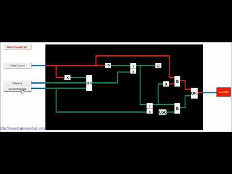 Animated logic circuit in Excel