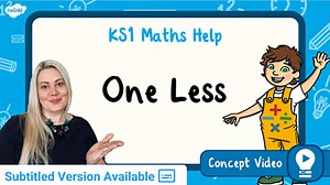 One Less (Place Value within 10) | KS1 Maths Concept Video