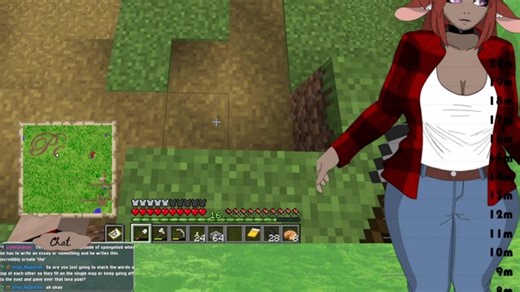 Giantess Moose is passed the save file and is ready to add her contribution to the world! - Minecraft: Pass the Save