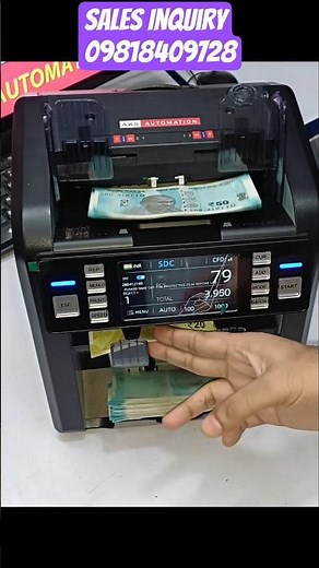 Dual Pocket Mixed Money Counter 💵 | Fast & Accurate Note Counting Machine #ytshorts