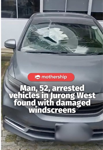 Another video posted to SG Road Vigilante showed the man holding an object and walking across a road before squatting under a small tree for shade. Police officers were seen approaching him, some holding shields. He was later conveyed conscious to the hospital, said police. #mothershipnews #tiktoksg #fyp #jurongwest #singapor