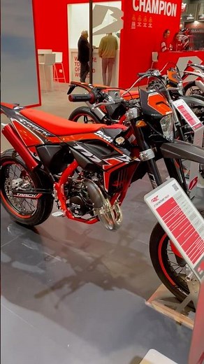 2025 Beta RR 50 2T Motard Track on show at EICMA 2024 🎅 #beta #motard #motards
