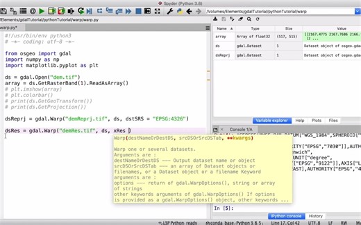 Reproject, resample and clip raster data with GDAL in Python