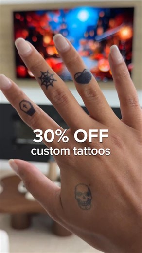 Bring your costume to life with a custom tattoo that’s guaranteed to turn heads. Our artists perfect every design. from bold visions to last-minute ideas 🎃 | Inkbox Tattoos
