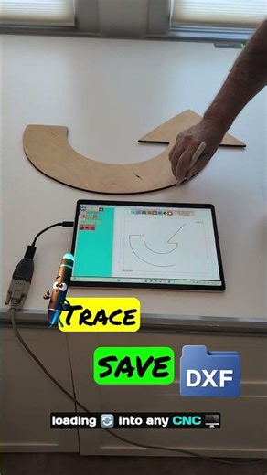 fast CNC since he connect vector files in under 15 seconds