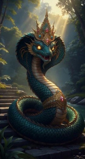 The Naga Legend comes to Life #legend #naga #scarystories #mythology #mythicalcreatures