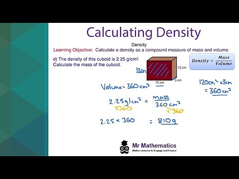 Calculating Density - Mr Mathematics