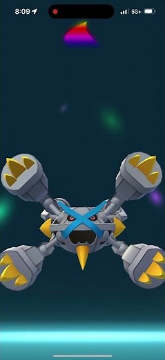 Shiny Mega Metagross Evolution In Pokémon Go