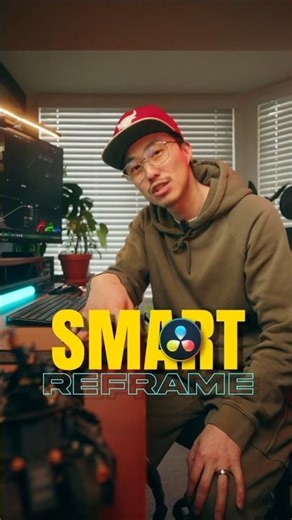 One Click to Center Your Subject: Smart Reframe in DaVinci Resolve