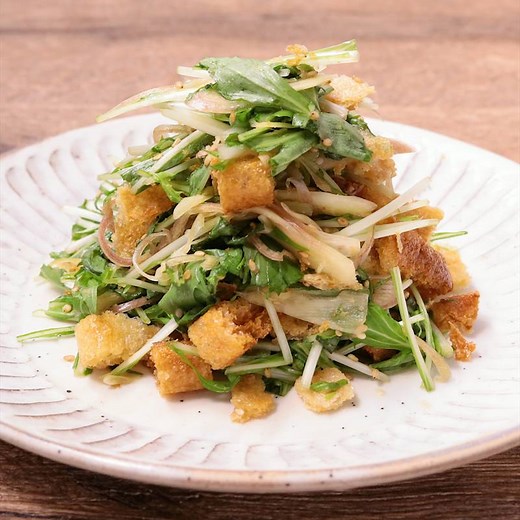 油揚げとミョウガの和え物 作り方・レシピ | クラシル
