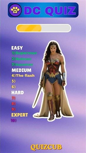 DC Quiz 10/10 #dc #dccomics #quizcub