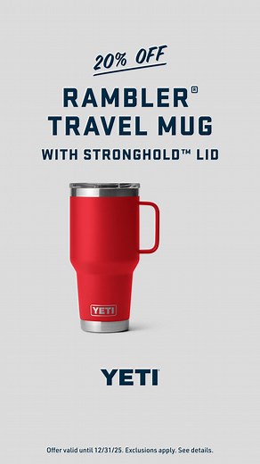 Grab one for 20% off through the end of the year. | YETI