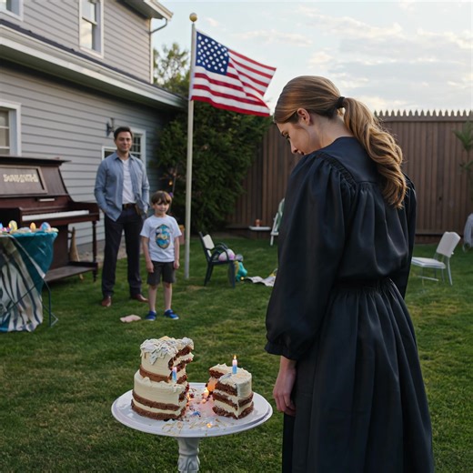 At my graduation party in Idaho, my nephew slammed my gift bag on the ground and sneered, 'Eat it on the ground.' Everyone laughed—until my calm reply froze the schoolyard. The lights in my mom's backyard were as bright as a Pinterest board—golden fairy lights, glowing red Solo cups, country music blaring from a Bluetooth speaker. We were in a small Idaho town, with mountains in the distance, mosquitoes buzzing in the grass… and a lot of tension you can't see in the pictures. My name is Daisy. I