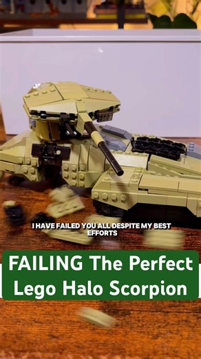FAILING The Perfect Lego Halo Scorpion #lego #halo
