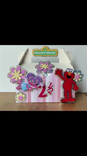 Crea Gable Boxes de Elmo y Abby Cadabby