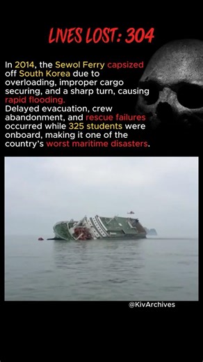South Korea’s Deadliest Maritime Tragedy #shorts