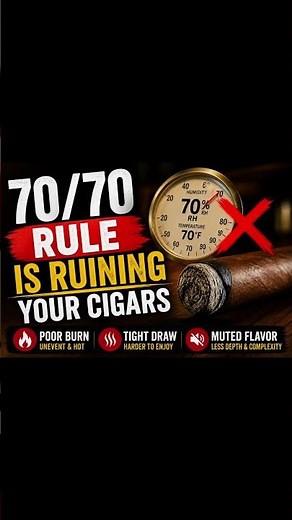 Stop Using 70% Humidity for Cigars