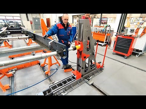 Truck frame repairing techniques training in Le Mans | Truck frame pulling | Celette