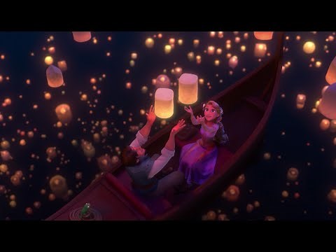 Рапунцел и разбойникът /BG audio- Когато Пуснаха Фенерите /4k / Tangled / the lights scene/