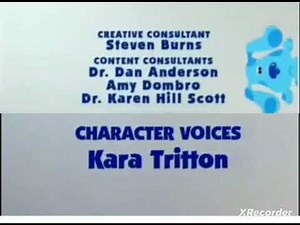 Blue's Clues UK What is Tickety's Favorite Nursery Rhyme Credits