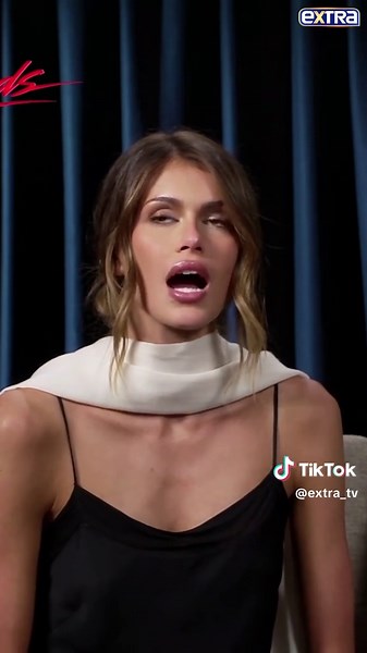 Kaia Gerber talks attending #TaylorSwift and #TravisKelce's wedding with her parents Cindy Crawford and Randy Gerber. 🫶 #swiftie #kaiagerber #cindycrawford