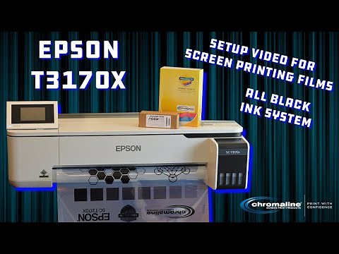 Epson T3170x Printer Package Setup