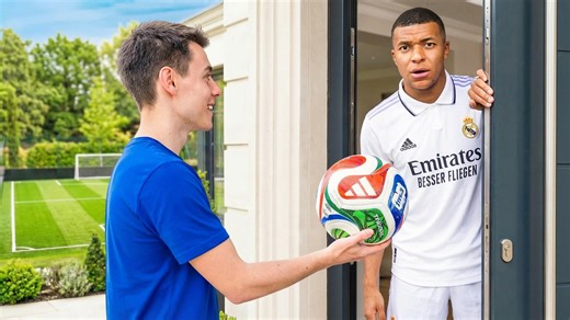 Ich habe bei den Millionarios zuhause um ein Fußballspiel gebettelt