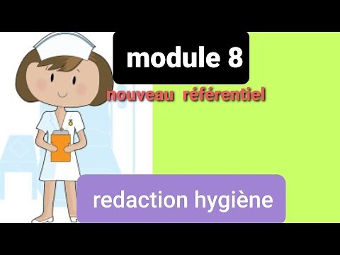 Rédaction aide-soignante MODULE 8 || NOUVEAU référentiel Aide-soignante. révision aide-soignante