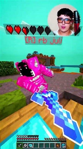 DIAMOND SWORD? 😳 I'll still beat him.