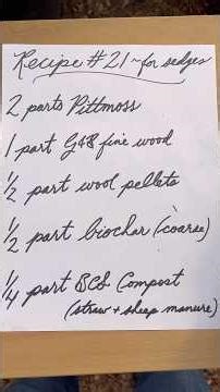 Peat-free, coir-free potting mix for sedges