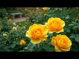 Flower Paradise 🌸✨ | Relaxing Garden Video”🌹✨ Rose Garden 4K