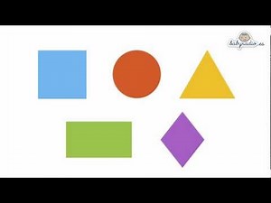 Aprende las formas geométricas. Matemáticas divertidas.