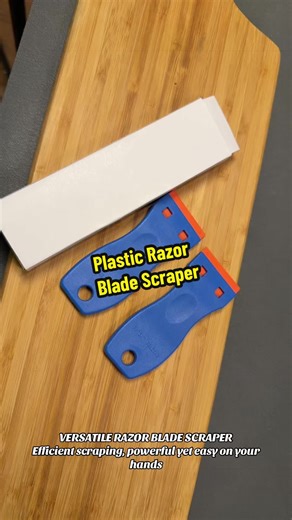 Efficient Plastic Razor Blade Scraper for Home Use