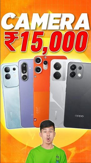 Top 5 Best Camera Phones Under ₹15,000 in 2025! 📸