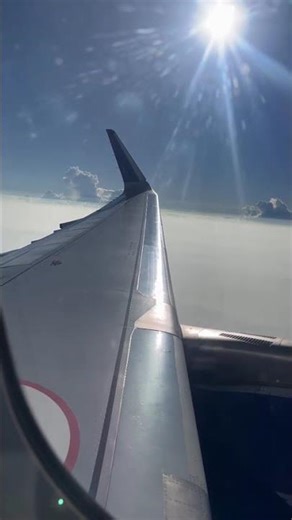 sun view in flight #flight #spicejet #sky #adventureawaits