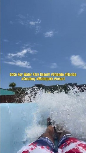 Waterslide LIVE!!! CoCo Key Water Park Resort! #Orlando #Florida #Cocokey #Waterpark #resort