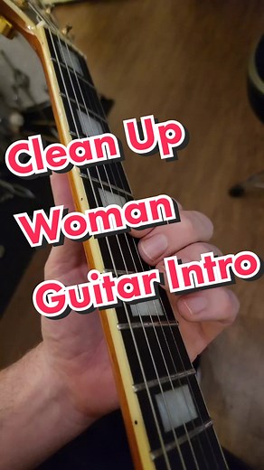 Clean Up Woman by Betty Wright Guitar Intro in F. #guitartok #guitar #blueslicks #soulguitar #bettywright #fyp
