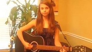 Skilyr Hicks performing her very first original song in 2012