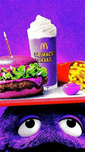 McDonald’s Grimace menu features purple burgers!