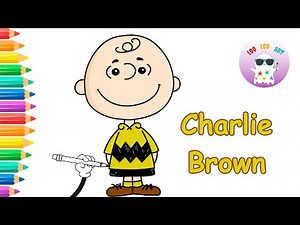 How to Draw Charlie Brown | Simple Tutorial for Beginners and Kids