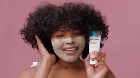 Freeman Natural Skincare Clearing Charcoal & Tomato Peel-off Facial Mask, for Acne, Clarifying