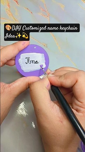 How To Make Custom Name Keychains At Home|Cute & Unique#shorts#viral#trending#keychain#youtubeshorts