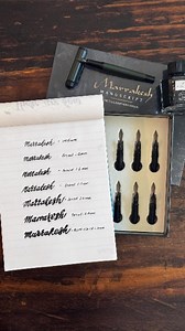 One of our best-selling treasures—the Shadow Pine Calligraphy Set—brought to life so beautifully by @journalzjourney. We’re absolutely amazed at the elegance and creativity you’ve captured in this reel. The way you showcased the variety of nib sizes and styles truly reflects the artistry behind calligraphy. A huge thank you for sharing your talent and for making our set look this stunning. We’re honored to see Ellington Pens in your hands! #EllingtonPens #ShadowPine #CalligraphySet #WritingElega